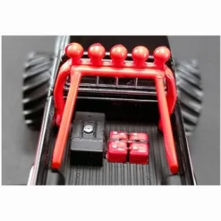 1974 Ford F-250 Monster Truck "Firestone" Black And Red "ACME Exclusive" 1/64 Diecast Model Car By Greenlight For ACME