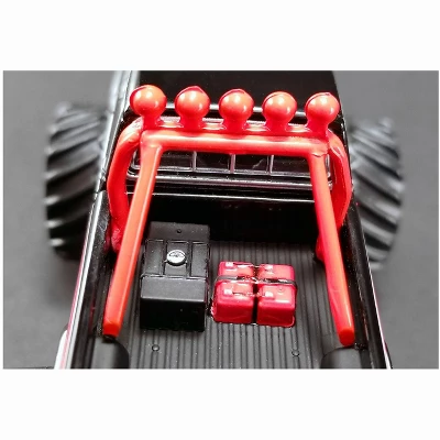 1974 Ford F-250 Monster Truck "Firestone" Black And Red "ACME Exclusive" 1/64 Diecast Model Car By Greenlight For ACME 3 1974 Ford F-250 Monster Truck "Firestone" Black And Red "ACME Exclusive" 1/64 Diecast Model Car By Greenlight For ACME