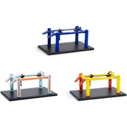"Four-Post Lifts" Set Of 3 Pieces Series 1 1/64 Diecast Models By Greenlight