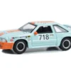 1989 Ford Mustang GT #718 Light Blue With Orange Stripe "Gulf Oil Special Edition" Series 1 1/64 Diecast Model By Greenlight 1 1989 Ford Mustang GT #718 Light Blue With Orange Stripe "Gulf Oil Special Edition" Series 1 1/64 Diecast Model By Greenlight -Greenlight Shop GUEST 06ca6fa3 e232 4166 a976 799e158ff491
