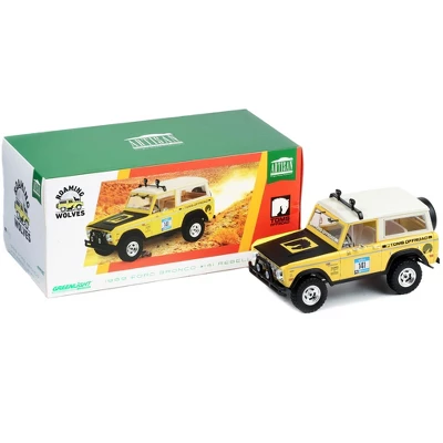 1969 Ford Bronco #141 Rebelle Rally "Toms Offroad X Roaming Wolves" "Artisan Collection" 1/18 Diecast Model Car By Greenlight 4 1969 Ford Bronco #141 Rebelle Rally "Toms Offroad X Roaming Wolves" "Artisan Collection" 1/18 Diecast Model Car By Greenlight - Image 2