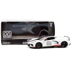 2020 Chevrolet Corvette C8 Stingray Coupe White Official Pace Car "Road America" 1/24 Diecast Model Car By Greenlight 6 2020 Chevrolet Corvette C8 Stingray Coupe White Official Pace Car "Road America" 1/24 Diecast Model Car By Greenlight -Greenlight Shop GUEST 1612db4c dc00 45e2 a8ea d8ca32a28499