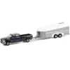 2021 Ram 3500 Laramie Crew Cab Truck Maximum Steel Blue Met. W/Aerovault MKII Trailer 1/64 Diecast Model Car By Greenlight -Greenlight Shop GUEST 1fd3c250 e030 4e86 bdfb 646c4d9a177e