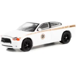 2011 Dodge Charger Pursuit White "Absaroka County Sheriff's Department" "Hobby Exclusive" 1/64 Diecast Model Car By Greenlight