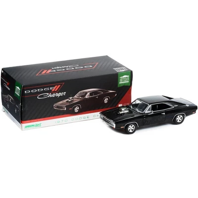 1970 Dodge Charger With Blown Engine Black "Artisan Collection" Series 1/18 Diecast Model Car By Greenlight 4 1970 Dodge Charger With Blown Engine Black "Artisan Collection" Series 1/18 Diecast Model Car By Greenlight - Image 2