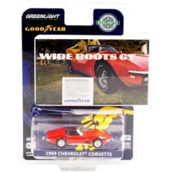 1969 Chevrolet Corvette Convertible Red "Wide Boots GT" Goodyear Vintage Ad Cars 1/64 Diecast Model Car By Greenlight 5 1969 Chevrolet Corvette Convertible Red "Wide Boots GT" Goodyear Vintage Ad Cars 1/64 Diecast Model Car By Greenlight -Greenlight Shop GUEST 266ec167 cb8a 4417 8fae ac085a959269