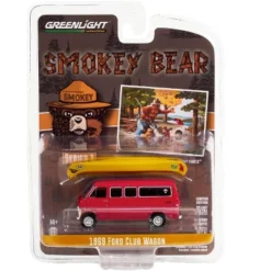 1969 Ford Club Wagon Van Red W/Canoe On Roof "Care Will Prevent 9 Out Of 10 Forest Fires!" 1/64 Diecast Model Car By Greenlight 5 1969 Ford Club Wagon Van Red W/Canoe On Roof "Care Will Prevent 9 Out Of 10 Forest Fires!" 1/64 Diecast Model Car By Greenlight -Greenlight Shop GUEST 27ada0b7 323b 457b 83f5 265ee90a97be