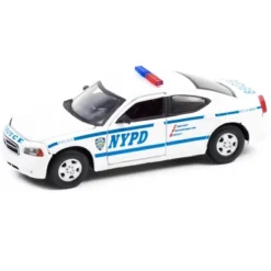 2006 Dodge Charger White "New York City Police Department" "Castle" (2009-2016) TV Series 1/43 Diecast Model Car By Greenlight