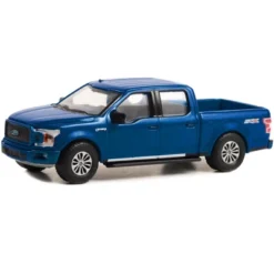 2020 Ford F-150 XL STX Package Pickup Truck Velocity Blue "Showroom Floor" Series 2 1/64 Diecast Model Car By Greenlight