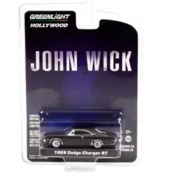 1968 Dodge Charger R/T Gloss Black With Vinyl Black Top "John Wick" (2014) Movie 1/64 Diecast Model Car By Greenlight -Greenlight Shop GUEST 2d0f7c57 40ef 42d0 8775 d7dc17ea6260