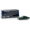 1970 Chevrolet Chevelle SS 396 Green With White Stripes "John Wick" (2014) Movie 1/43 Diecast Model Car By Greenlight