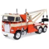 1984 Freightliner FLA 9664 Tow Truck Orange And White With Brown Graphics 1/43 Diecast Model Car By Greenlight -Greenlight Shop GUEST 3a3ff0c3 ce0d 4514 affd e8e776a55bbb