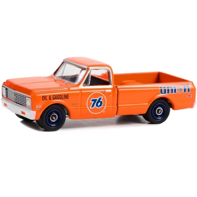 1972 Chevrolet C-10 Truck Orange "Union 76 Celebrating 90 Years" "Anniversary Collection" 1/64 Diecast Model Car By Greenlight 3 1972 Chevrolet C-10 Truck Orange "Union 76 Celebrating 90 Years" "Anniversary Collection" 1/64 Diecast Model Car By Greenlight