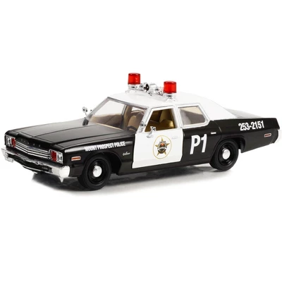 1974 Dodge Monaco Police Black & White "Mount Prospect Police Dept: Mount Prospect, Illinois" 1/24 Diecast Model Car Greenlight 3 1974 Dodge Monaco Police Black & White "Mount Prospect Police Dept: Mount Prospect, Illinois" 1/24 Diecast Model Car Greenlight