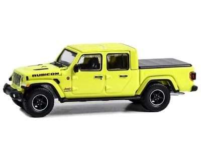 2023 Jeep Gladiator Pickup Truck High Velocity Yellow "Showroom Floor" Series 3 1/64 Diecast Model Car By Greenlight 3 2023 Jeep Gladiator Pickup Truck High Velocity Yellow "Showroom Floor" Series 3 1/64 Diecast Model Car By Greenlight