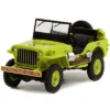 1942 Willys MB Jeep Bright Green "Help Smokey Prevent Forest Fires" "Smokey Bear" Series 1 1/64 Diecast Model Car By Greenlight -Greenlight Shop GUEST 3f1c1931 9ecb 4b2f a8a9 e9a5fb9149c6