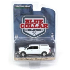 Greenlight Collectibles 1/64 Summit White 2022 Chevrolet Silverado WT Pickup Truck With Camper Shell Blue Collar Series 11 35240-F 9 Greenlight Collectibles 1/64 Summit White 2022 Chevrolet Silverado WT Pickup Truck With Camper Shell Blue Collar Series 11 35240-F -Greenlight Shop GUEST 48cd19b1 77ca 46a7 831e a3f7a2f88649