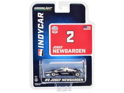 Dallara IndyCar #2 Josef Newgarden "Hitachi" Team Penske "NTT IndyCar Series" (2023) 1/64 Diecast Model Car By Greenlight 4 Dallara IndyCar #2 Josef Newgarden "Hitachi" Team Penske "NTT IndyCar Series" (2023) 1/64 Diecast Model Car By Greenlight - Image 2