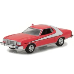 1976 Ford Gran Torino Red "Starsky & Hutch" (1975-1979) TV Series "Hollywood Series" Release 18 1/64 Diecast Model By Greenlight