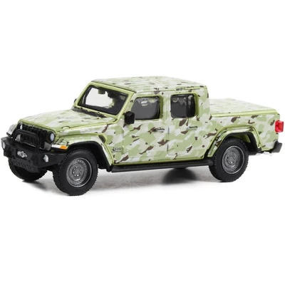 2022 Jeep Gladiator Pickup Truck "U.S. Army" Military-Spec Camouflage "Battalion 64" 1/64 Diecast Model Car By Greenlight 3 2022 Jeep Gladiator Pickup Truck "U.S. Army" Military-Spec Camouflage "Battalion 64" 1/64 Diecast Model Car By Greenlight