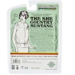 1967 Ford Mustang Limelite Green "She Country Special" "Bill Goodro Ford, Denver, Colorado" 1/64 Diecast Model Car By Greenlight