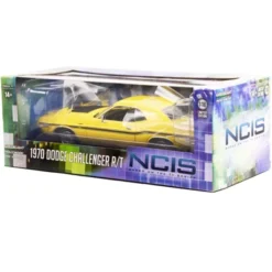 1970 Dodge Challenger R/T Yellow With Matt Black Stripes "NCIS" (2003) TV Series 1/18 Diecast Model Car By Greenlight -Greenlight Shop GUEST 4f2fb635 025e 4c2e 9341 461d811a926b