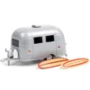 Airstream 16' Bambi Travel Trailer Aluminum Metallic With Two Surfboards "Hitched Homes" Series 1/64 Diecast Model By Greenlight -Greenlight Shop GUEST 5066bd4f ab57 46ff 9c42 79518ae365b3