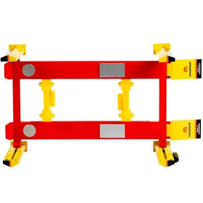 Adjustable Four Post Lift "MOPAR" Black And Yellow For 1/18 Scale Diecast Model Cars By Greenlight 7 Adjustable Four Post Lift "MOPAR" Black And Yellow For 1/18 Scale Diecast Model Cars By Greenlight - Image 5