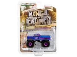 1983 Dodge Ram W350 Monster Truck Purple And Blue "Mopar Magic" "Kings Of Crunch" Series 12 1/64 Diecast Model Car By Greenlight 5 1983 Dodge Ram W350 Monster Truck Purple And Blue "Mopar Magic" "Kings Of Crunch" Series 12 1/64 Diecast Model Car By Greenlight -Greenlight Shop GUEST 54e5cffd dcca 4554 8839 92ad48640bab