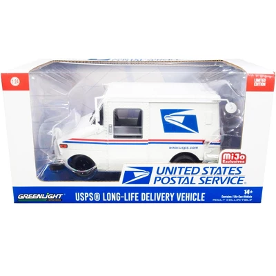 "USPS" LLV Long Life Postal Delivery Vehicle White With Stripes "United States Postal Service" 1/24 Diecast Model By Greenlight 3 "USPS" LLV Long Life Postal Delivery Vehicle White With Stripes "United States Postal Service" 1/24 Diecast Model By Greenlight