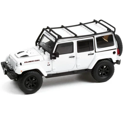 2014 Jeep Wrangler Unlimited Rubicon X Off-Road Bright White "Jeep Official, Lake Tahoe CA" 1/43 Diecast Model Car By Greenlight 3 2014 Jeep Wrangler Unlimited Rubicon X Off-Road Bright White "Jeep Official, Lake Tahoe CA" 1/43 Diecast Model Car By Greenlight