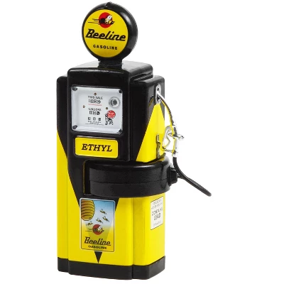 1948 Wayne 100-A Gas Pump "Beeline Gasoline" Yellow And Black "Vintage Gas Pumps" Series 12 1/18 Diecast Model By Greenlight 3 1948 Wayne 100-A Gas Pump "Beeline Gasoline" Yellow And Black "Vintage Gas Pumps" Series 12 1/18 Diecast Model By Greenlight
