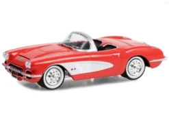 1958 Chevrolet Corvette Convertible Red "FRAM Oil Filters: Trusted Since 1934" 1/64 Diecast Model Car By Greenlight
