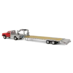 Greenlight Collectibles 1/64 1992 Dodge Ram 1st Generation Truck Red With Silver Flatbed & Silver Gooseneck Trailer 51387-B 9 Greenlight Collectibles 1/64 1992 Dodge Ram 1st Generation Truck Red With Silver Flatbed & Silver Gooseneck Trailer 51387-B -Greenlight Shop GUEST 6f770bef 12ce 4998 b4d0 9165821e3172