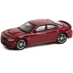 2017 Dodge Charger R/T Scat Pack Octane Red Metallic "Greenlight Muscle" Series 26 1/64 Diecast Model Car By Greenlight