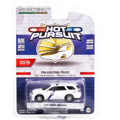2019 Dodge Durango Police White "Philadelphia Police, Pennsylvania" "Hot Pursuit" Series 41 1/64 Diecast Model Car By Greenlight 4 2019 Dodge Durango Police White "Philadelphia Police, Pennsylvania" "Hot Pursuit" Series 41 1/64 Diecast Model Car By Greenlight - Image 2