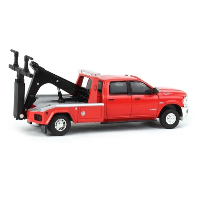 Greenlight Collectibles 1/64 Flame Red 2022 Ram 3500 Wrecker Tow Truck Dually Drivers 11 46110-F 4 Greenlight Collectibles 1/64 Flame Red 2022 Ram 3500 Wrecker Tow Truck Dually Drivers 11 46110-F - Image 2