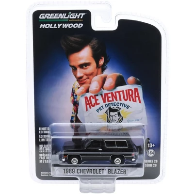 1989 Chevrolet Blazer Black "Ace Ventura: Pet Detective" (1994) Movie "Hollywood Series" Release 28 1/64 Diecast Model Car By Greenlight 4 1989 Chevrolet Blazer Black "Ace Ventura: Pet Detective" (1994) Movie "Hollywood Series" Release 28 1/64 Diecast Model Car By Greenlight - Image 2