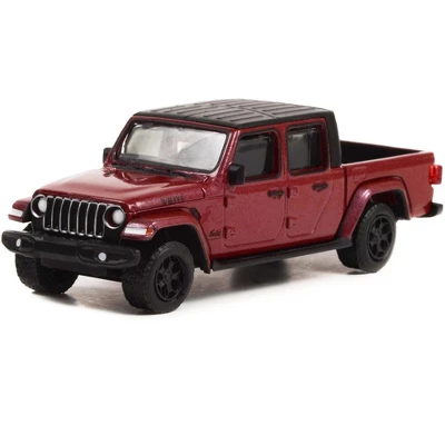 2021 Jeep Gladiator Willys Truck Snazzberry Red Met. W/Black Top "Battalion 64" Release 2 1/64 Diecast Model Car By Greenlight 3 2021 Jeep Gladiator Willys Truck Snazzberry Red Met. W/Black Top "Battalion 64" Release 2 1/64 Diecast Model Car By Greenlight