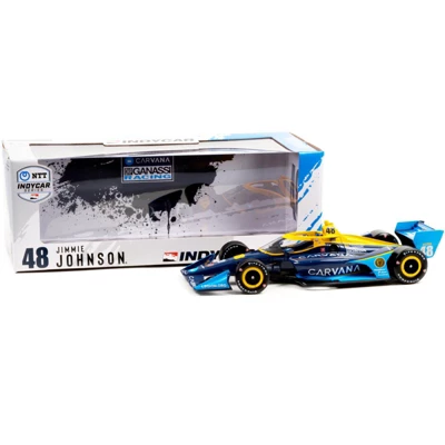 Dallara IndyCar #48 Jimmie Johnson "Carvana" Chip Ganassi Racing "NTT IndyCar Series" (2021) 1/18 Diecast Model By Greenlight 3 Dallara IndyCar #48 Jimmie Johnson "Carvana" Chip Ganassi Racing "NTT IndyCar Series" (2021) 1/18 Diecast Model By Greenlight