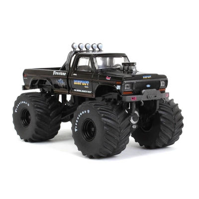 Greenlight 1/64 1974 Ford F-250 Monster Truck Bigfoot 1 Black Bandit Series 27 28110-E 3 Greenlight 1/64 1974 Ford F-250 Monster Truck Bigfoot 1 Black Bandit Series 27 28110-E