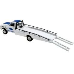 1967 Chevrolet C-30 Ramp Truck & 1970 Trans Am Camaro #1 White W/Blue Stripes "Chaparral" 1/64 Diecast Cars Greenlight For ACME -Greenlight Shop GUEST 8fc26e40 3661 4959 9907 7057ce13262b