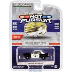 1982 Ford Mustang SSP Black & White CHP "California Highway Patrol" "Hot Pursuit" Series 36 1/64 Diecast Model Car By Greenlight 5 1982 Ford Mustang SSP Black & White CHP "California Highway Patrol" "Hot Pursuit" Series 36 1/64 Diecast Model Car By Greenlight -Greenlight Shop GUEST 9b6b83f0 263f 44cc 8c73 e436e09b34c1