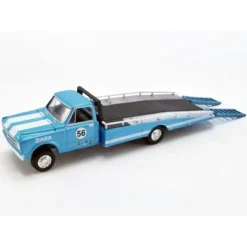 1967 Chevrolet C-30 Ramp Truck W/1967 Chevrolet T/A Camaro #56 "Dana" Light Blue Met. 1/64 Diecast Model Cars By Greenlight/ACME 7 1967 Chevrolet C-30 Ramp Truck W/1967 Chevrolet T/A Camaro #56 "Dana" Light Blue Met. 1/64 Diecast Model Cars By Greenlight/ACME -Greenlight Shop GUEST 9ba30bac 2d4b 4222 9b0b 18bf24325730
