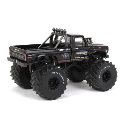 Greenlight 1/64 1974 Ford F-250 Monster Truck Bigfoot 1 Black Bandit Series 27 28110-E 4 Greenlight 1/64 1974 Ford F-250 Monster Truck Bigfoot 1 Black Bandit Series 27 28110-E - Image 2