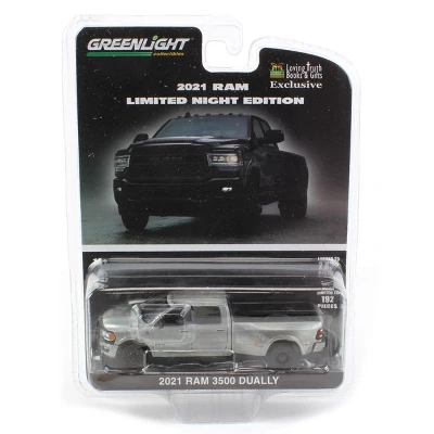 Greenlight Raw Chase Unit 1/64 2021 Dodge Ram Dually Pick-up Truck Limited Night Edition 51472-Chase 3 Greenlight Raw Chase Unit 1/64 2021 Dodge Ram Dually Pick-up Truck Limited Night Edition 51472-Chase