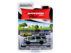 2023 Chevrolet Tahoe RST Silver Sage Metallic "Showroom Floor" Series 3 1/64 Diecast Model Car By Greenlight -Greenlight Shop GUEST a7fed9f4 a814 4683 a238 bbe96c73393c