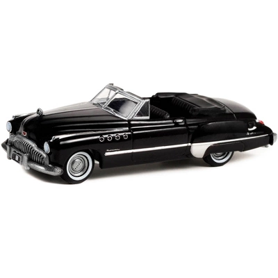 1949 Buick Roadmaster Convertible Black Metallic "Black Bandit" Series 27 1/64 Diecast Model Car By Greenlight 3 1949 Buick Roadmaster Convertible Black Metallic "Black Bandit" Series 27 1/64 Diecast Model Car By Greenlight