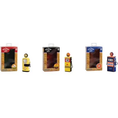 "Vintage Gas Pump" Set Of 3 Pumps Series 11 1/18 Diecast Models By Greenlight 4 "Vintage Gas Pump" Set Of 3 Pumps Series 11 1/18 Diecast Models By Greenlight - Image 2