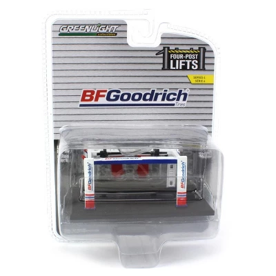 Greenlight Collectibles 1/64 Auto Body Shop, BF Goodrich, Four Post Lift Series 4 16150-B 3 Greenlight Collectibles 1/64 Auto Body Shop, BF Goodrich, Four Post Lift Series 4 16150-B